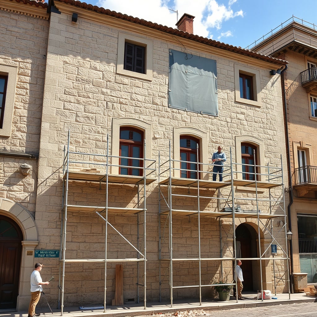 Reforma integral de edificio tradicional