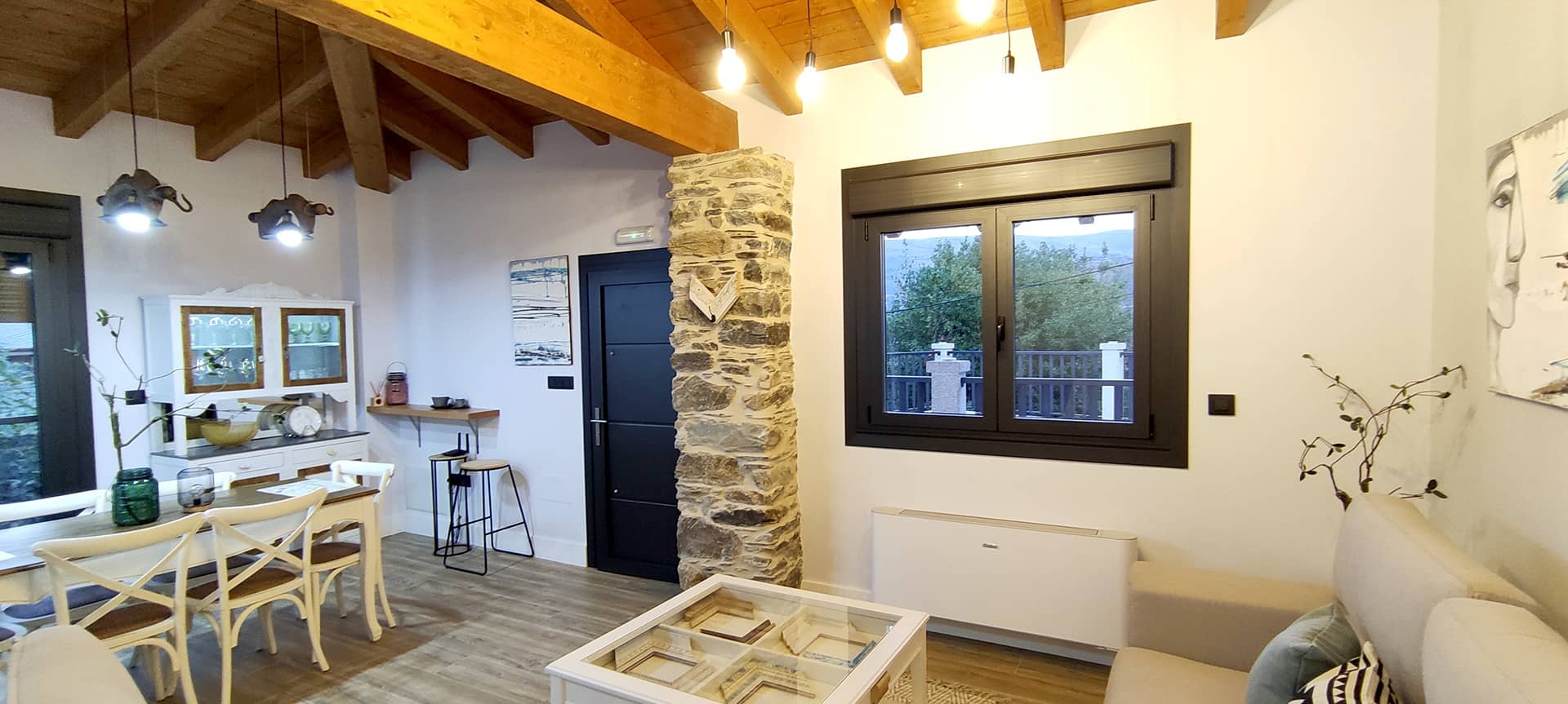 Apartamentos Turísticos Tremiñá - Salón de lujo en Valdeorras